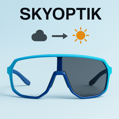 SCVCN Lunettes de Sport Photochromiques – UV400 | VTT, Route, Pêche, Running