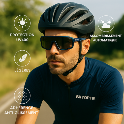 Lunettes de Cyclisme – UV400 | Style & Protection pour Vélo, Pêche, Patinage